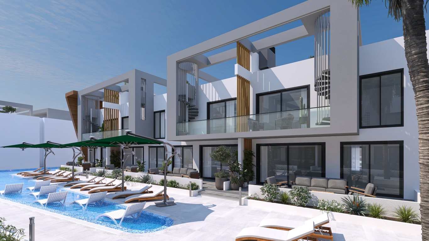 Новый ЖК на Северном Кипре, апартаменты планировкой 2+1 площадью 105 м2 - Фото 8