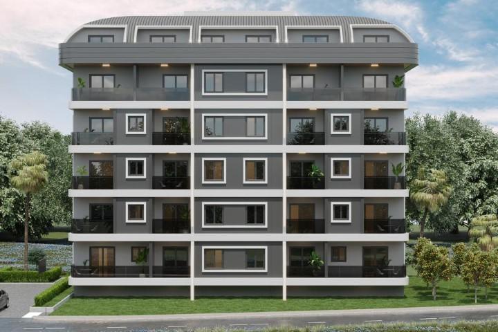 Новый ЖК на стадии строительства, просторные квартиры планировкой 2+1 и 3+1 в Газипаше - Фото 6