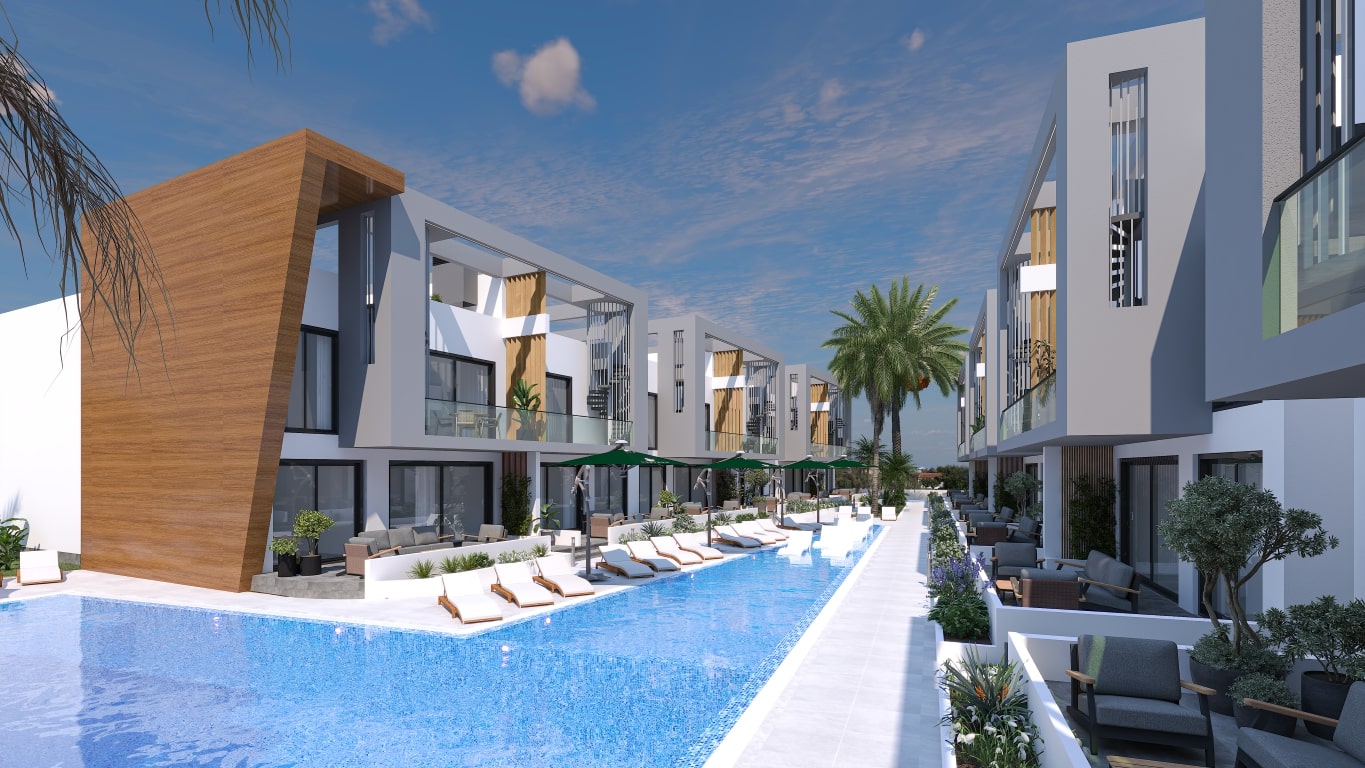 Новый ЖК на Северном Кипре, апартаменты планировкой 2+1 площадью 105 м2 - Фото 6