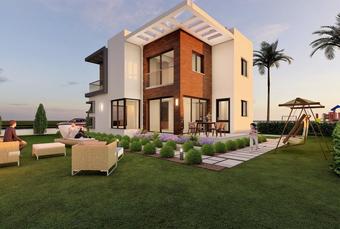 Проект новых вилл на Северном Кипре c апартаментами планировкой 3+1 площадью 195 м2, район Искеле - Фото 1