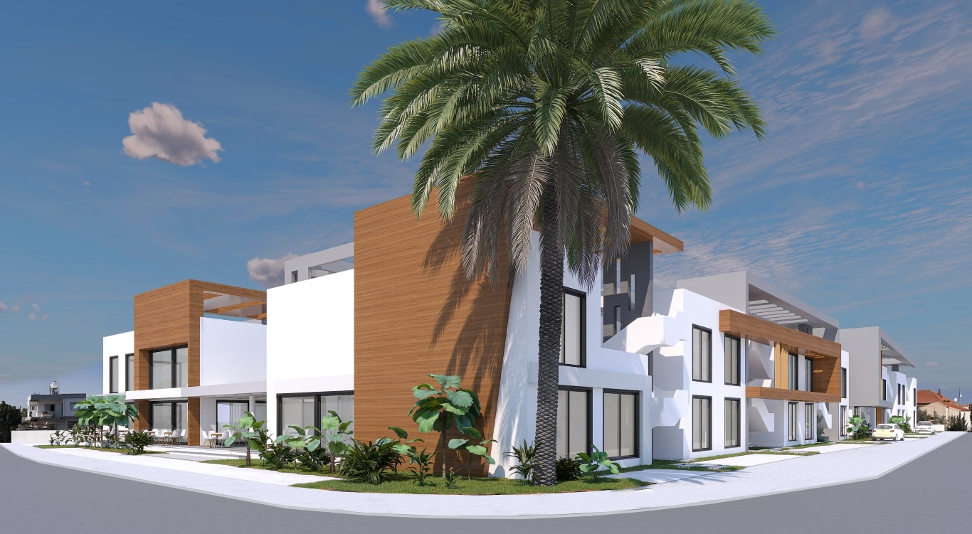 Новый ЖК на Северном Кипре, апартаменты планировкой 2+1 площадью 105 м2 - Фото 4