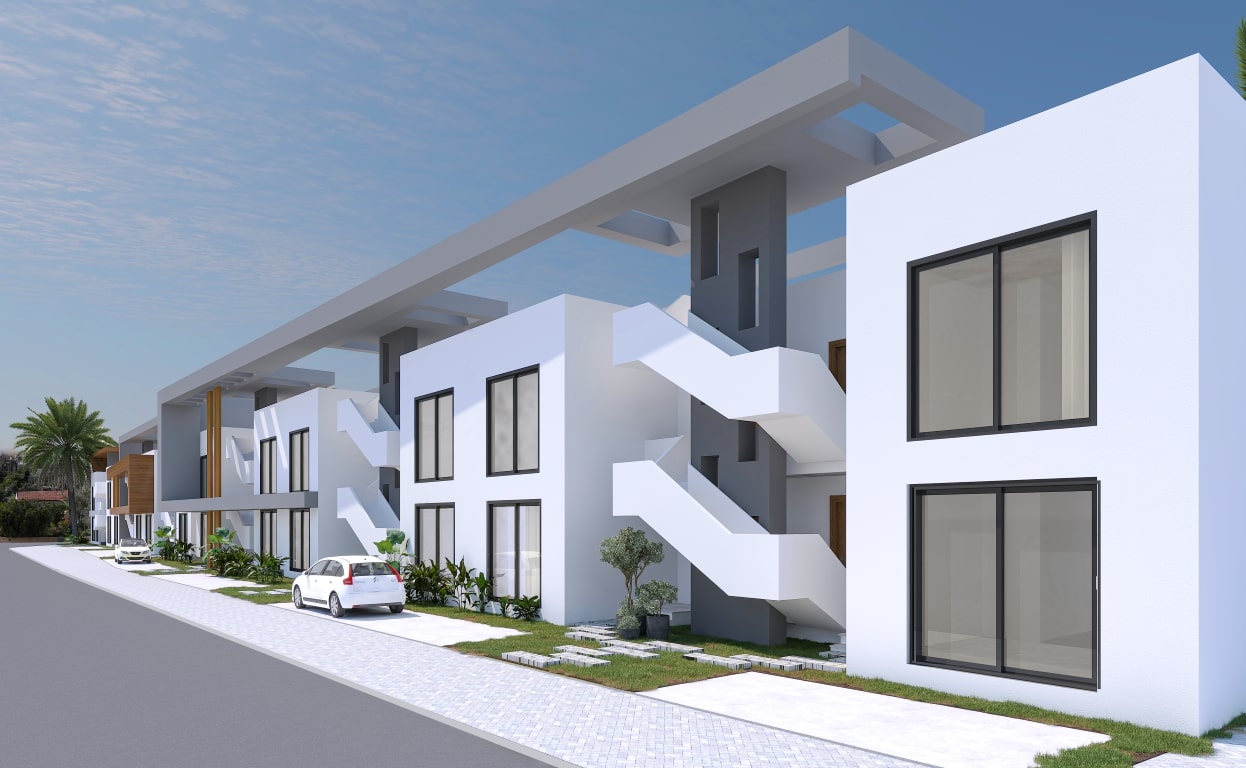 Новый ЖК на Северном Кипре, апартаменты планировкой 2+1 площадью 105 м2 - Фото 5