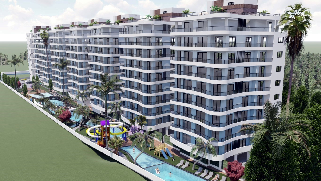 Новый высотный жилой комплекс на Северном Кипре, с апартаментами планировкой 2+1 и 3+1 , район Татлису - Фото 4