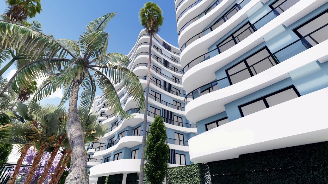 Новый высотный жилой комплекс на Северном Кипре, с апартаментами планировкой 2+1 и 3+1 , район Татлису - Фото 27