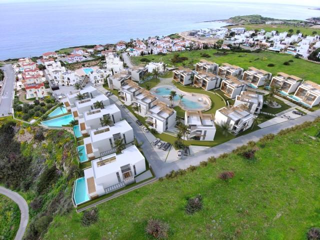 Новый проект вилл и квартир на Северном Кипре  с видом на море, город Кирения