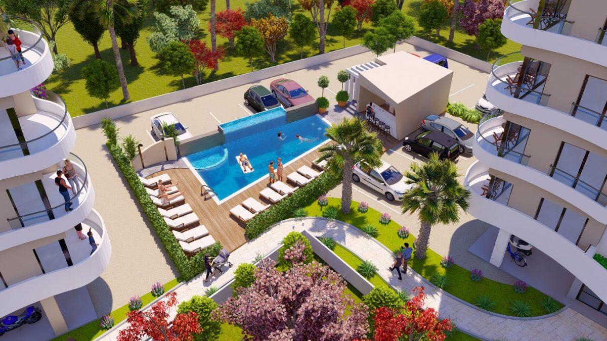 Новый современный проект на Северном Кипре, расположенный в районе Фамагуста, с апартаментами планировкой 2+1 - Фото 6