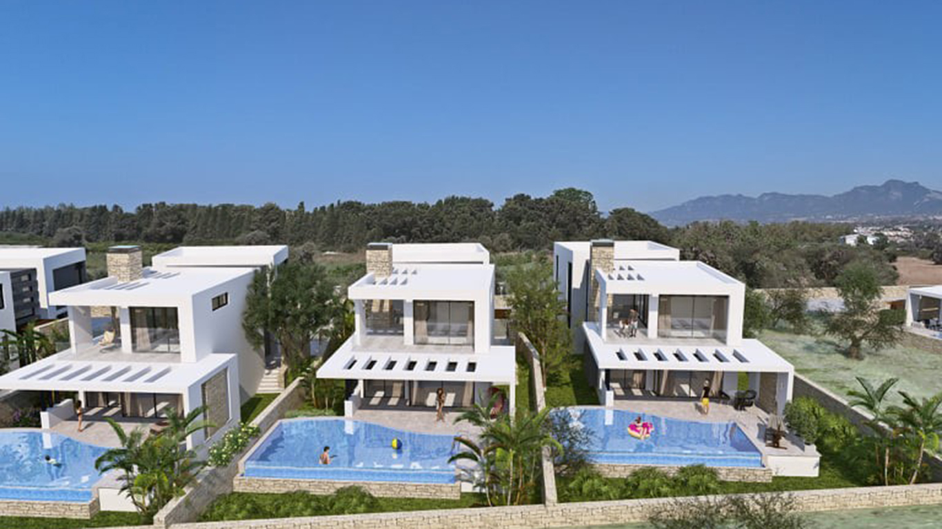 Комплекс вилл с личным бассейном на Северном Кипре, в 500 м от пляжа - Фото 4