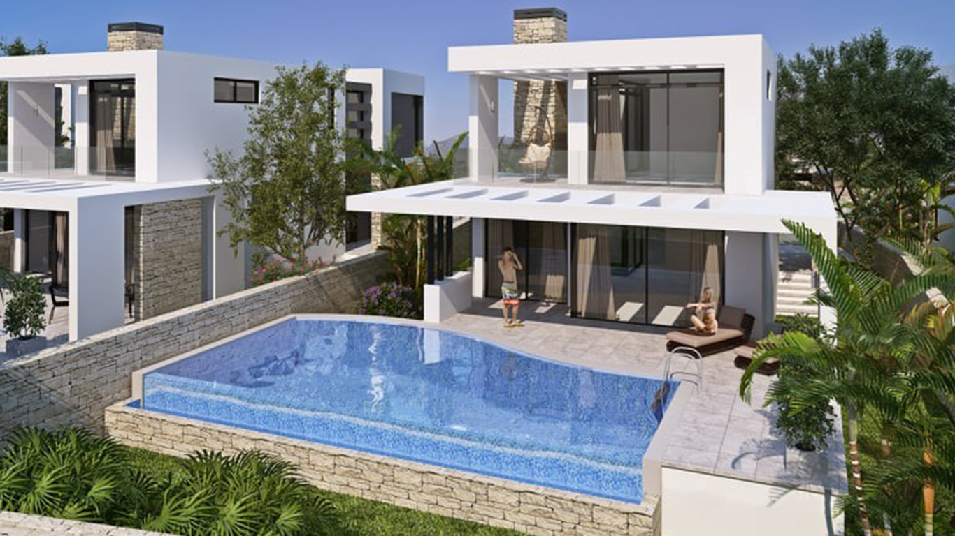 Комплекс вилл с личным бассейном на Северном Кипре, в 500 м от пляжа - Фото 7