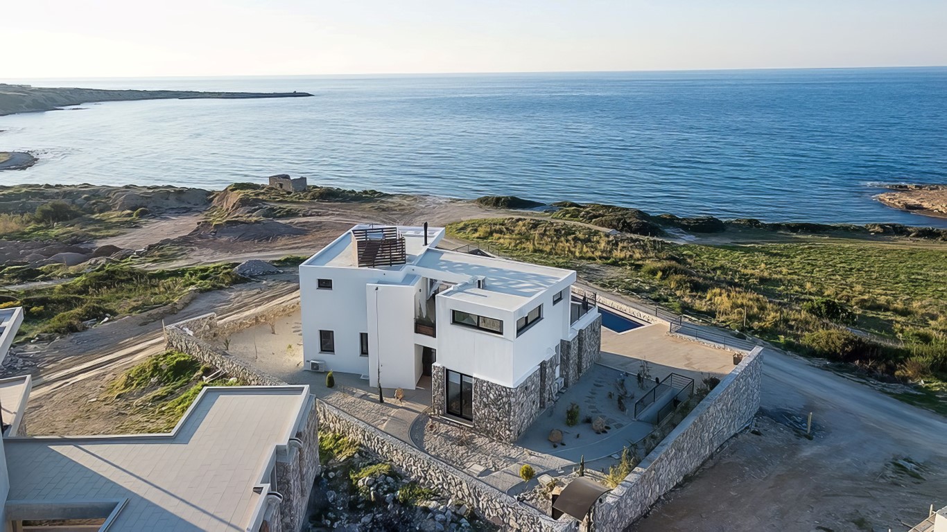 Проект вилл на Северном Кипре, расположенный на берегу моря, Эсентепе - Фото 5