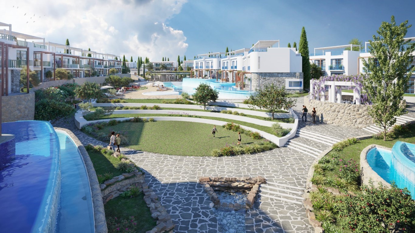 Новый современный проект квартир и вилл  на Северном Кипре, город Кирения - Фото 5