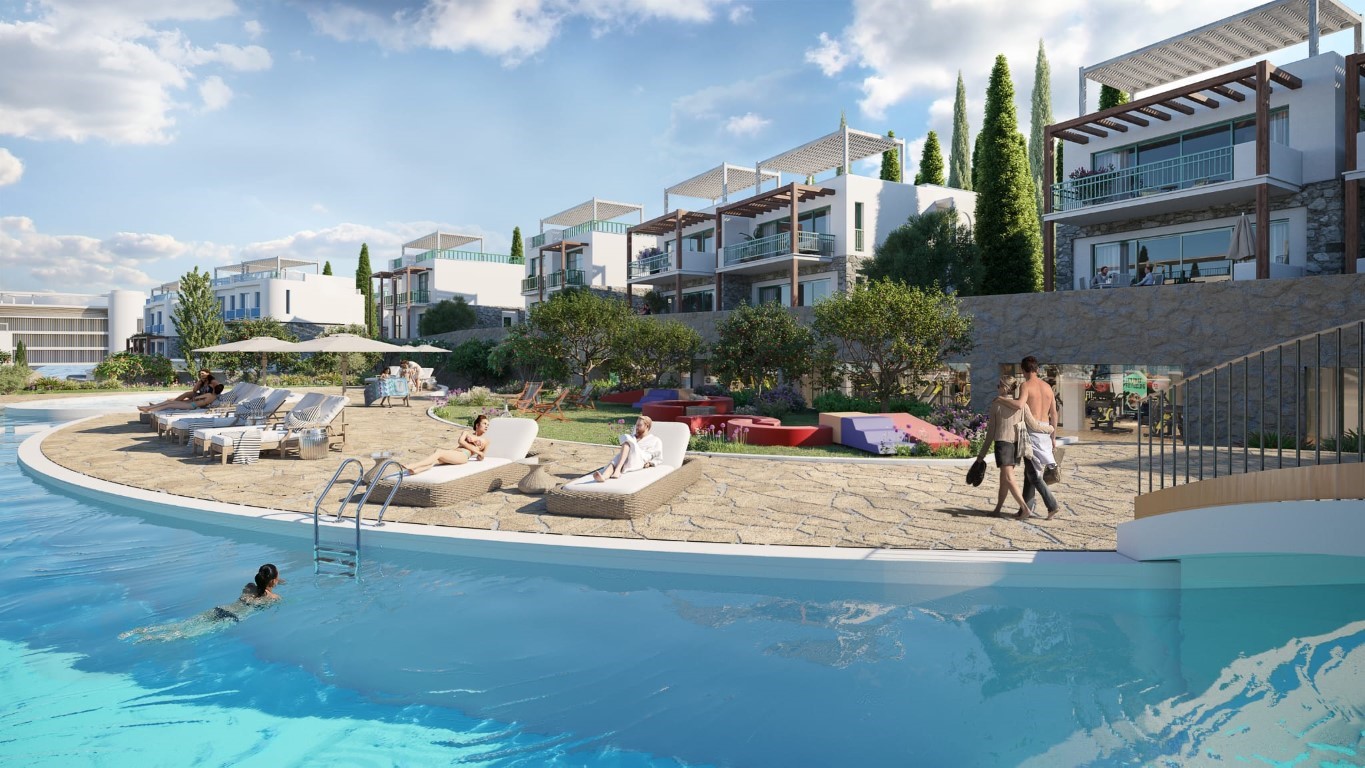 Новый современный проект квартир и вилл  на Северном Кипре, город Кирения - Фото 10