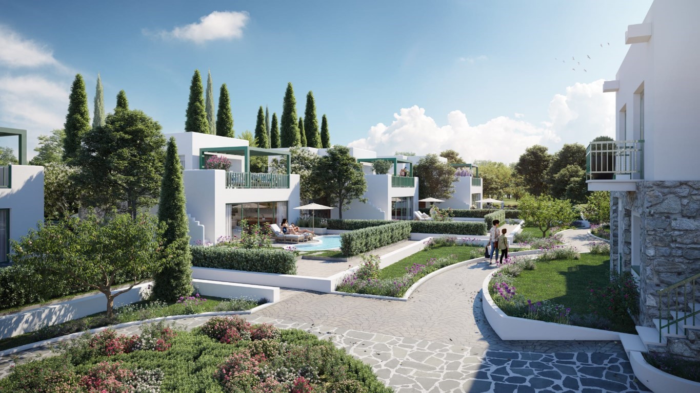 Новый современный проект квартир и вилл  на Северном Кипре, город Кирения - Фото 4