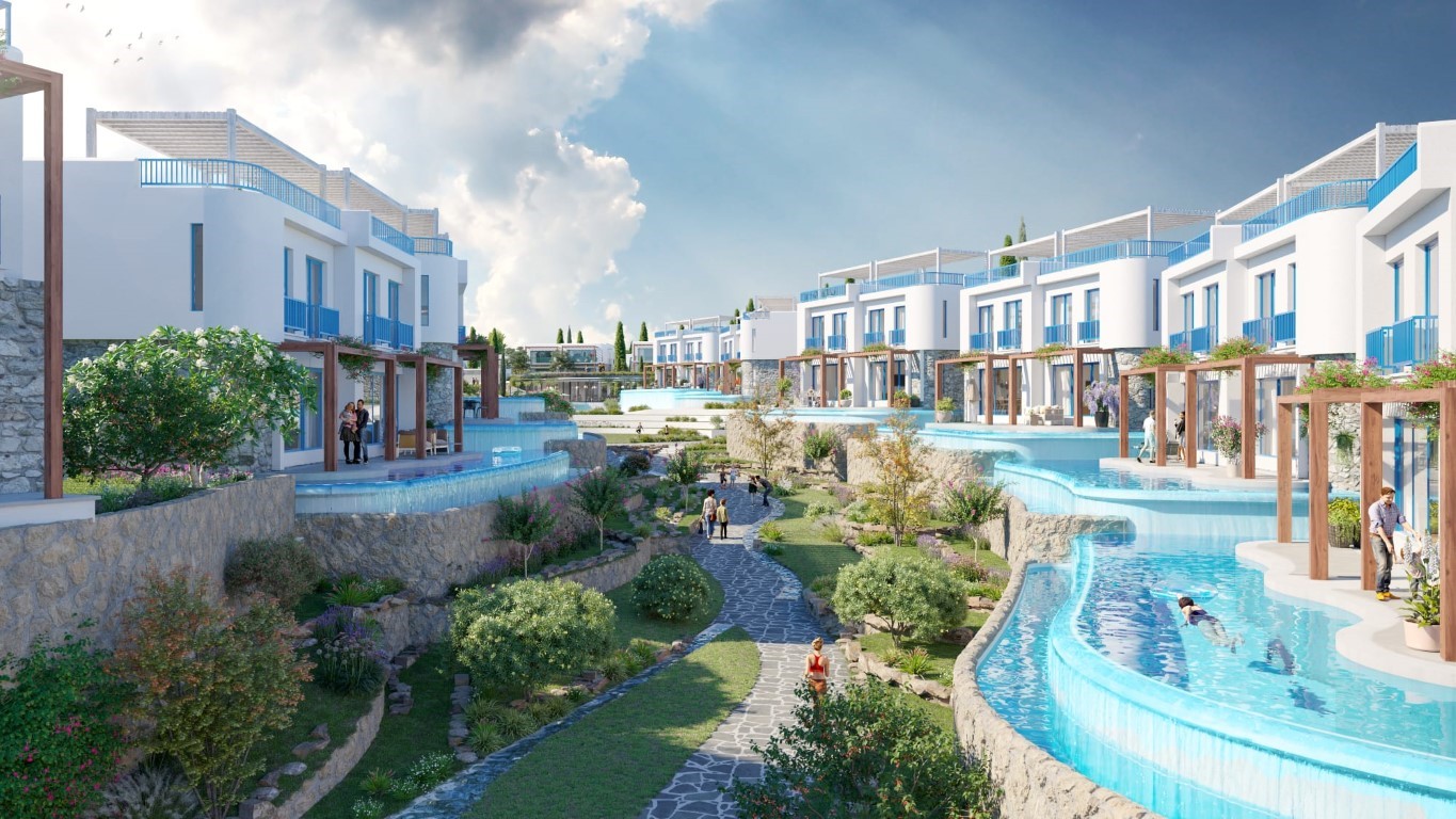Новый современный проект квартир и вилл  на Северном Кипре, город Кирения - Фото 6