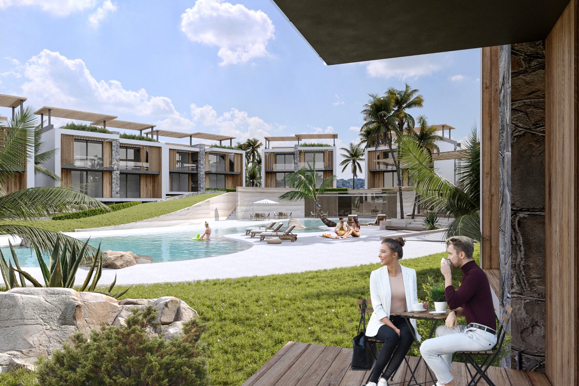 Новый проект вилл и квартир с видом на море, Кирения-Гирне - Фото 13