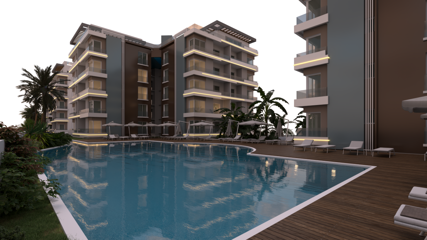 ЖК на Северном Кипре, с  апартаментами планировкой 1+1, 2+1, 3+1 - Фото 14