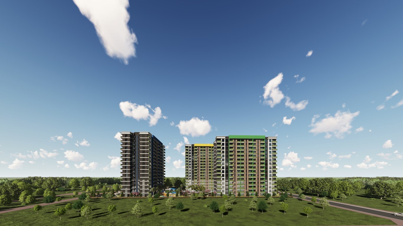 Новый уютный жилой комплекс в районе Эрдемли, апартаменты планировкой 2+1, 3+1 - Фото 2