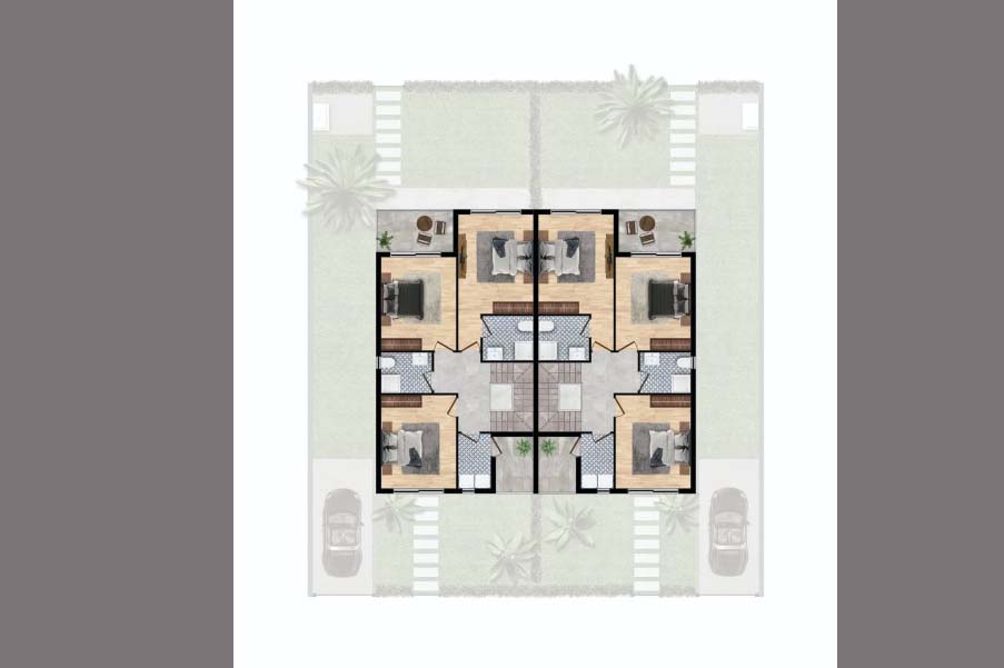 Проект современного Жилого Комплекса на Северном Кипре, апартаменты планировкой 1+1, 2+1 - Фото 17