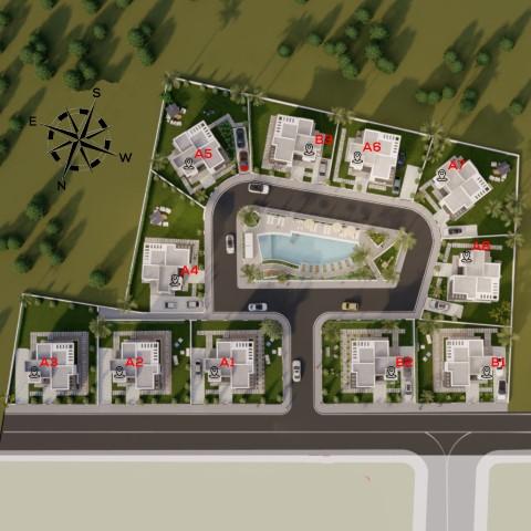 Проект новых вилл на Северном Кипре c апартаментами планировкой 3+1 площадью 195 м2, район Искеле - Фото 6