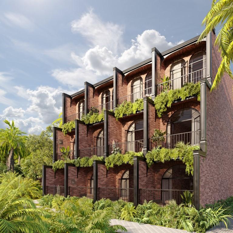 Проект жилого комплекса с апартаментами планировкой 0+1 и 1+1 на Бали 