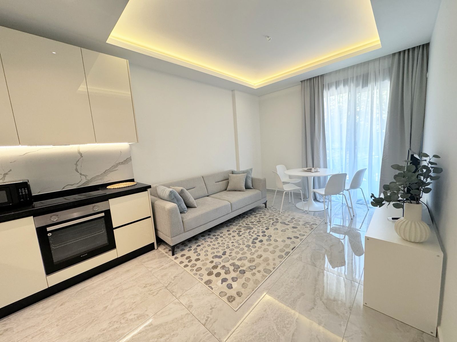 Двухкомнатная квартира в новом доме рядом с морем в Алании - Фото 23