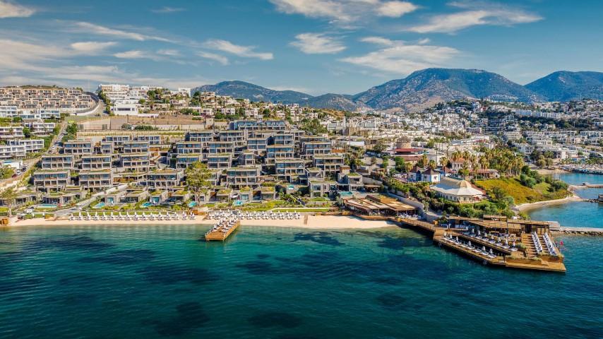 Элитный проект с панорамным видом на Эгейское море в городе Бодрум