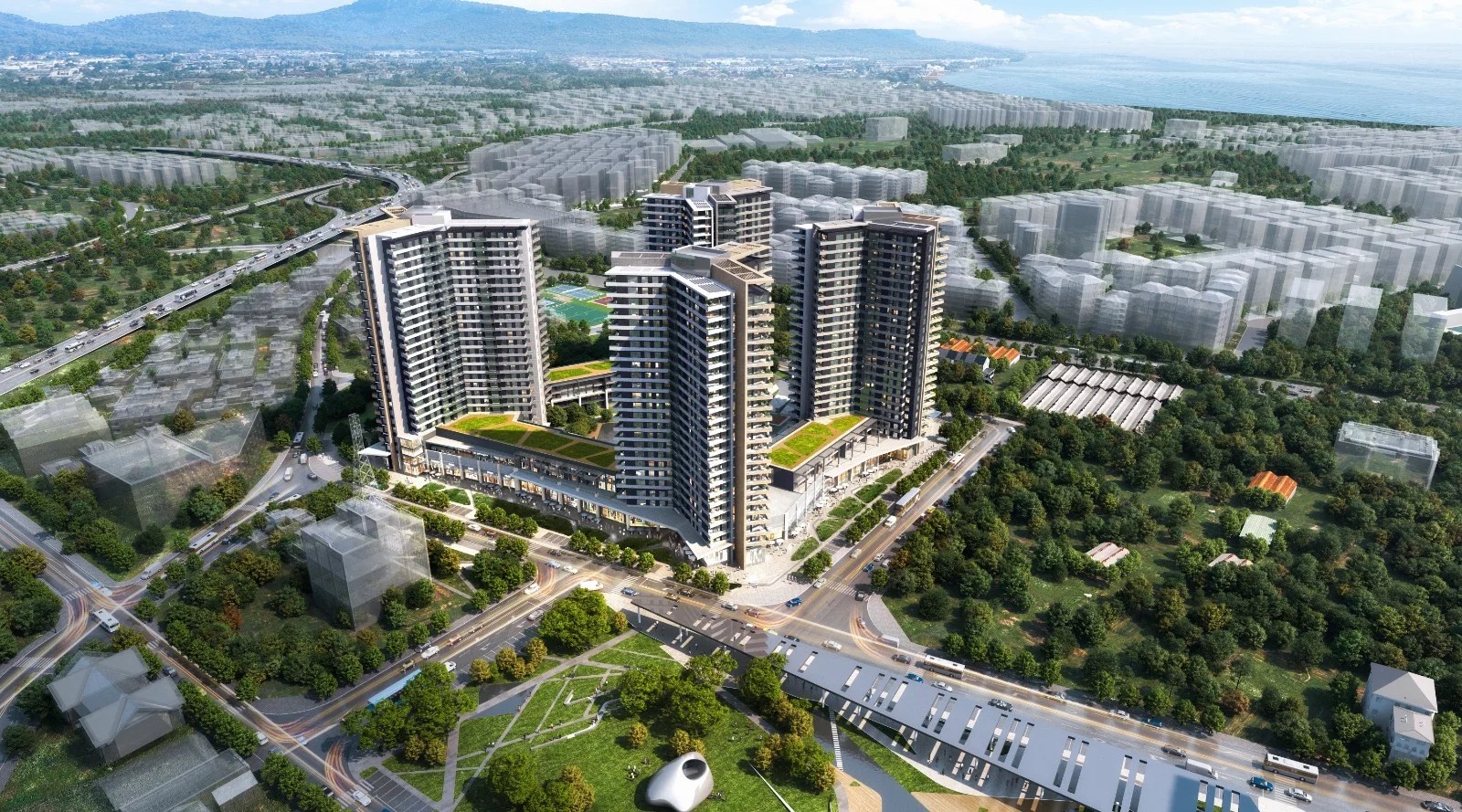 Современный инвестиционный проект с богатой инфраструктурой в городе Измир - Фото 2