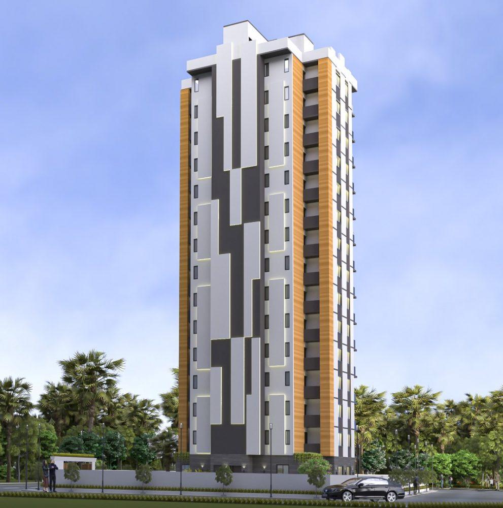 Высотный ЖК с апартаментами планировкой 2+1 в Мерсине, район Мезитли - Фото 3