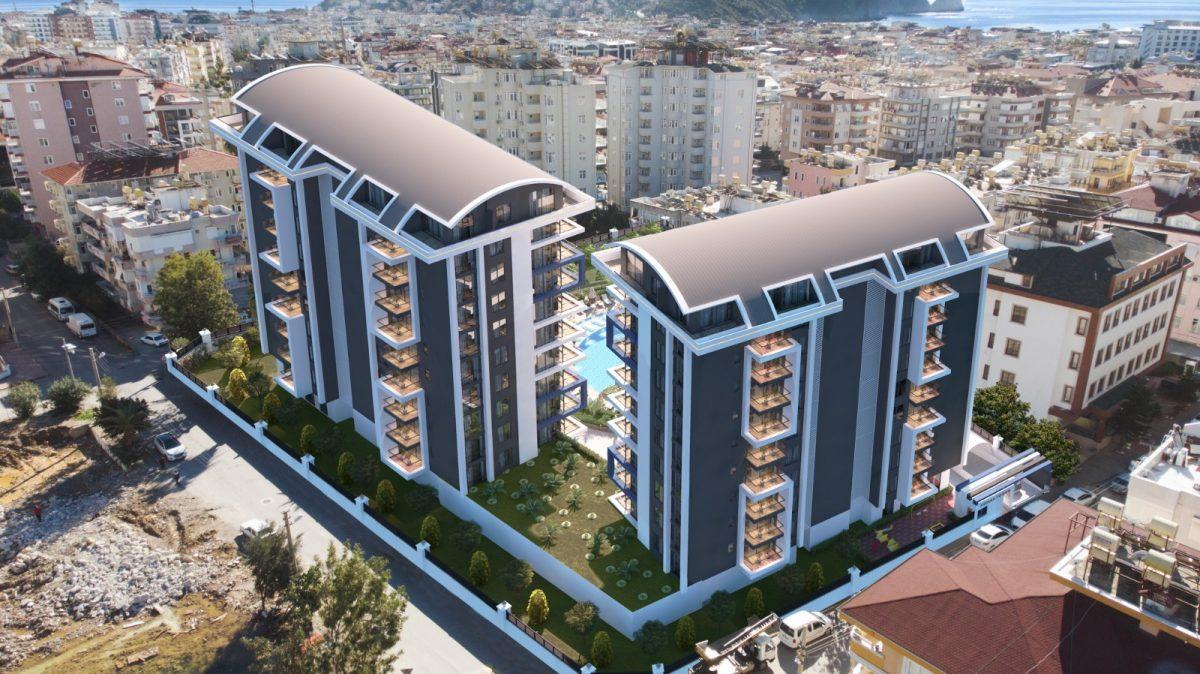 Апартаменты планировкой 1+1 в новом комплексе рядом с пляжем Клеопатра - Фото 4