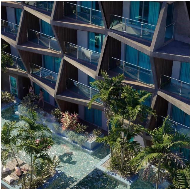 Проект жилого комплекса с апартаментами планировкой 1+1 на Бали - Фото 1
