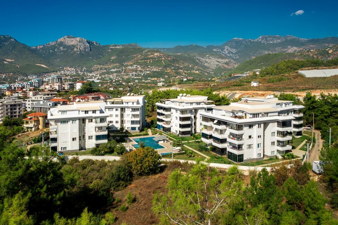 Светлая трехкомнатная квартира площадью 85 м2 в районе Оба, Алания