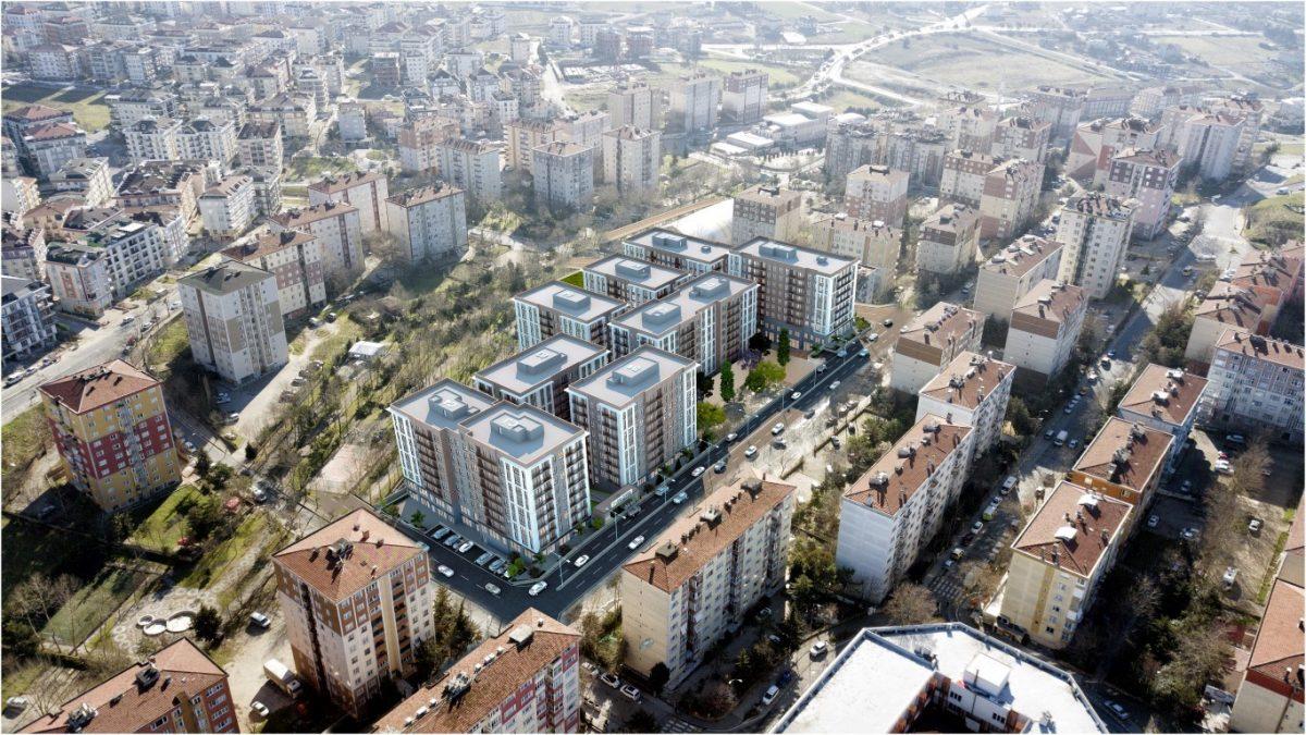 Новый современный ЖК, с апартаментами планировкой 2+1 и 3+1 в  городе Стамбул - Фото 2