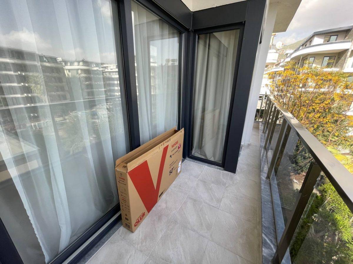 Двухкомнатная квартира с просторным балконом в центре Алании - Фото 16