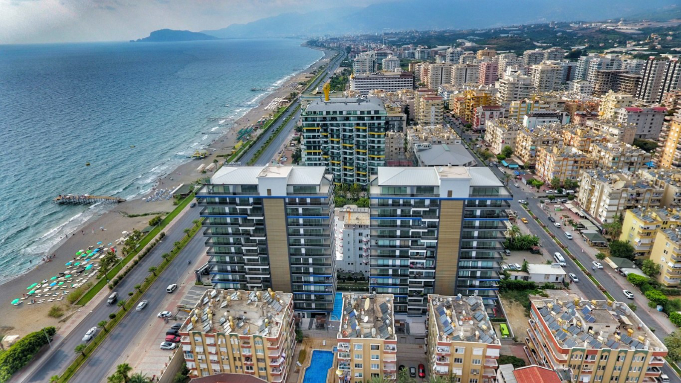 Двухкомнатная квартира на высоком 11 этаже и красивым видом на море, Махмутлар - Фото 24