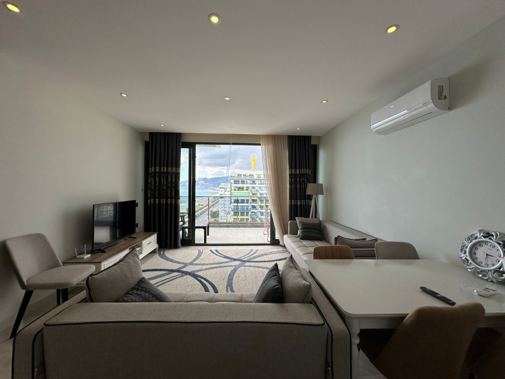 Двухкомнатная квартира на высоком 11 этаже и красивым видом на море, Махмутлар - Фото 2