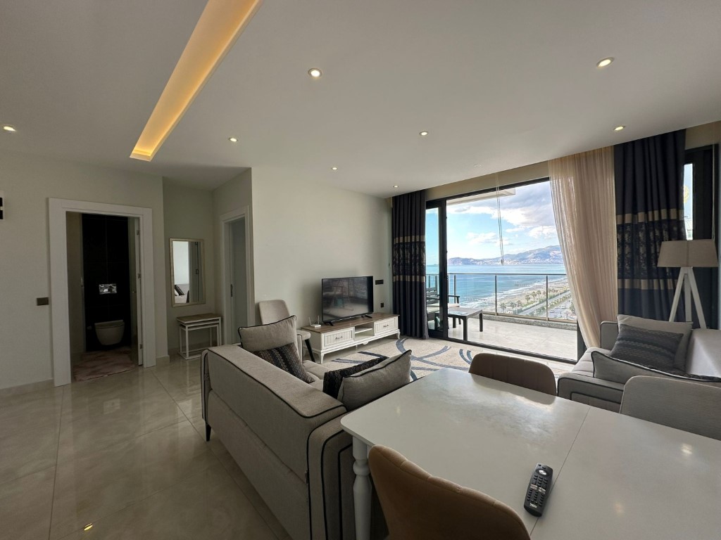 Двухкомнатная квартира на высоком 11 этаже и красивым видом на море, Махмутлар - Фото 3