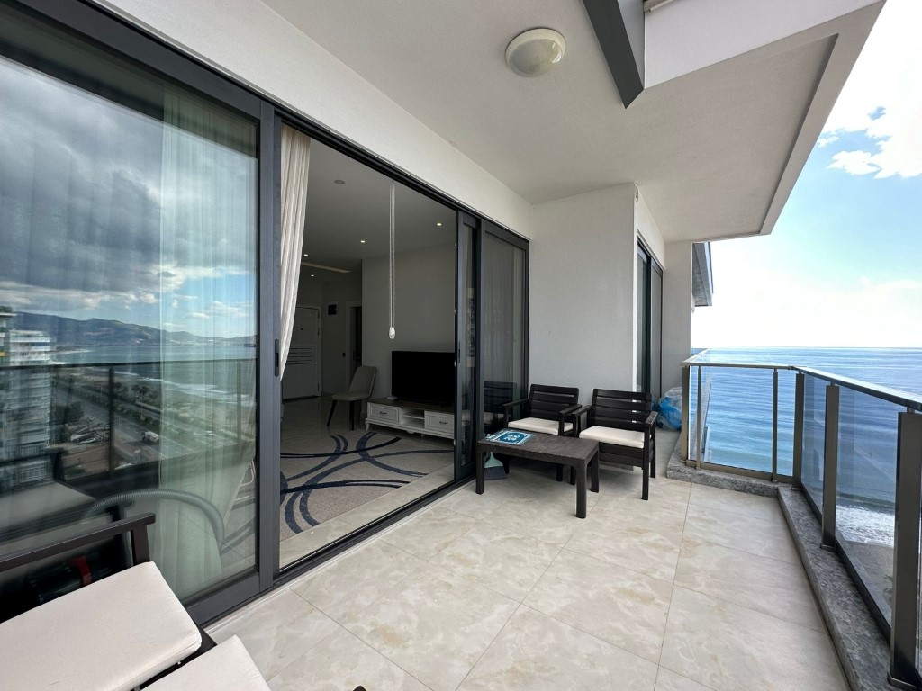 Двухкомнатная квартира на высоком 11 этаже и красивым видом на море, Махмутлар - Фото 5