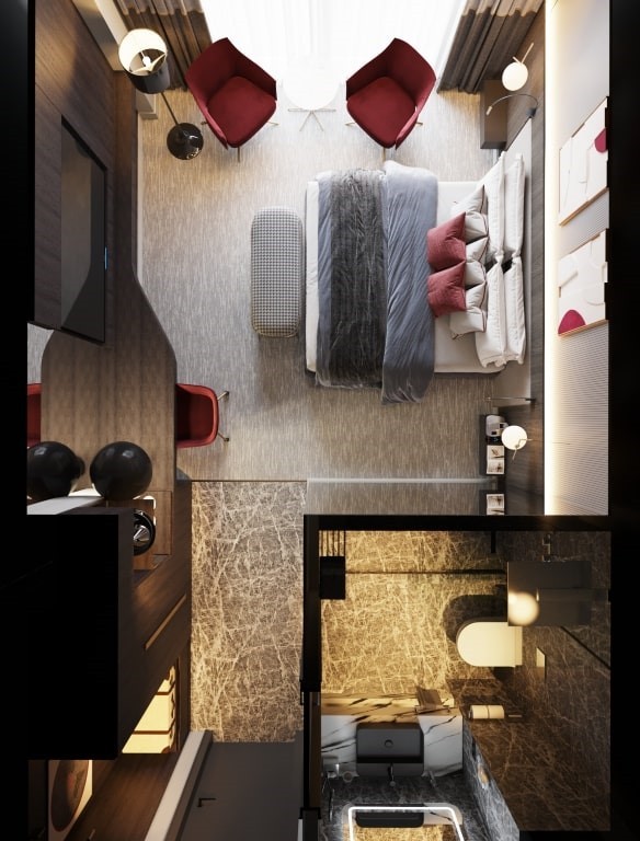 Пятизвездочный Отель в городе Стамбул, с апартаментами планировкой 0+1, 1+1 и 2+1 - Фото 13