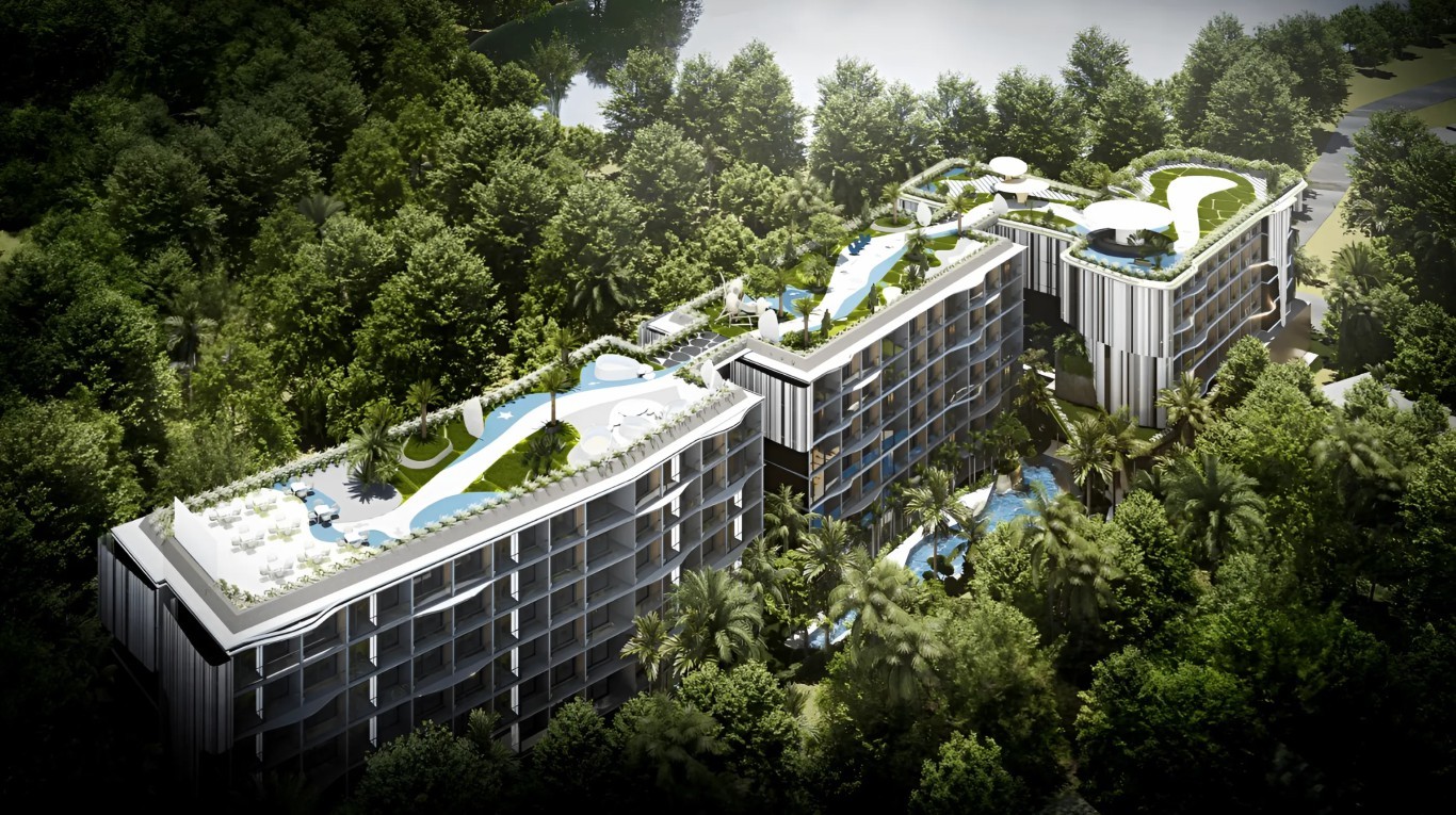 Проект жилого комплекса VEGA CONDOMİNİUM с апартаментами  0+1 и 1+1 в городе Пхукет  - Фото 1