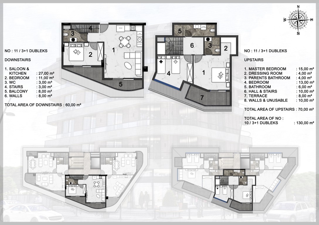 Новый комплекс с квартирами 60-180 м² в престижном районе Оба - Фото 18