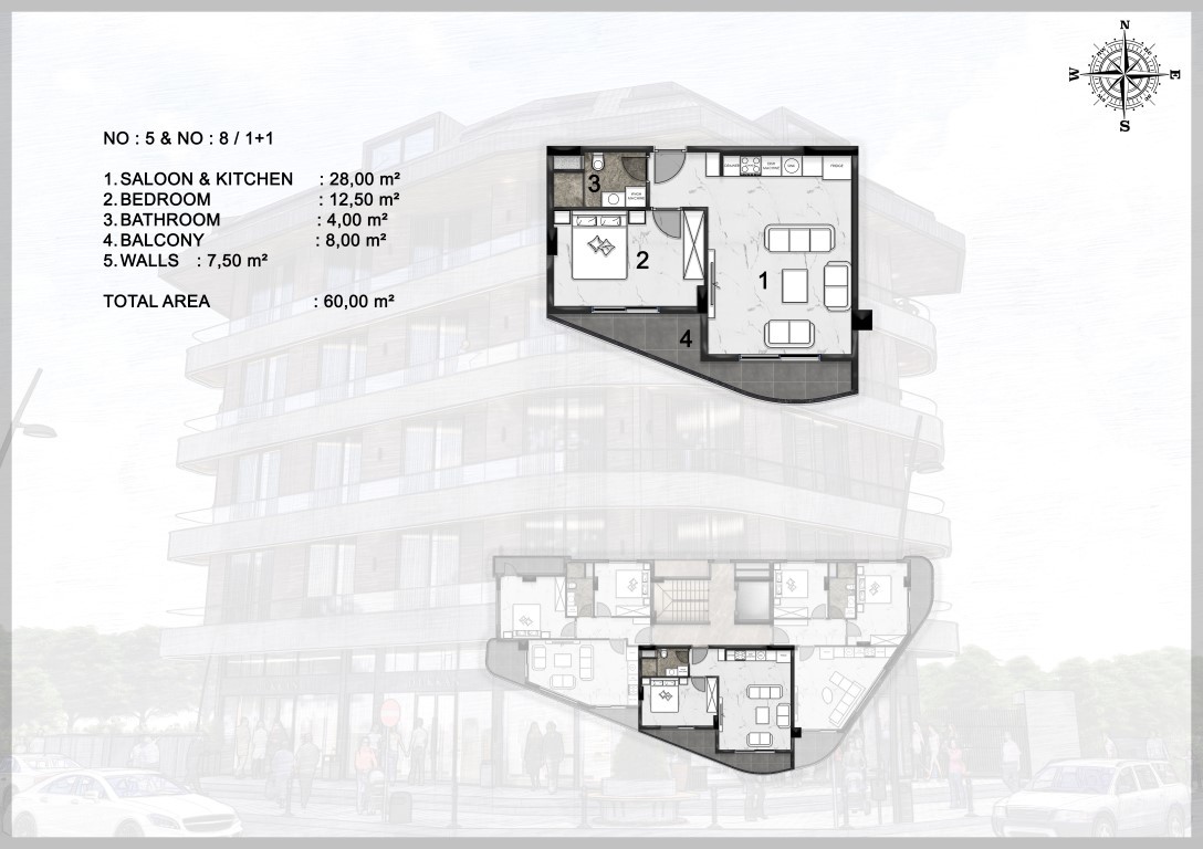 Новый комплекс с квартирами 60-180 м² в престижном районе Оба - Фото 16