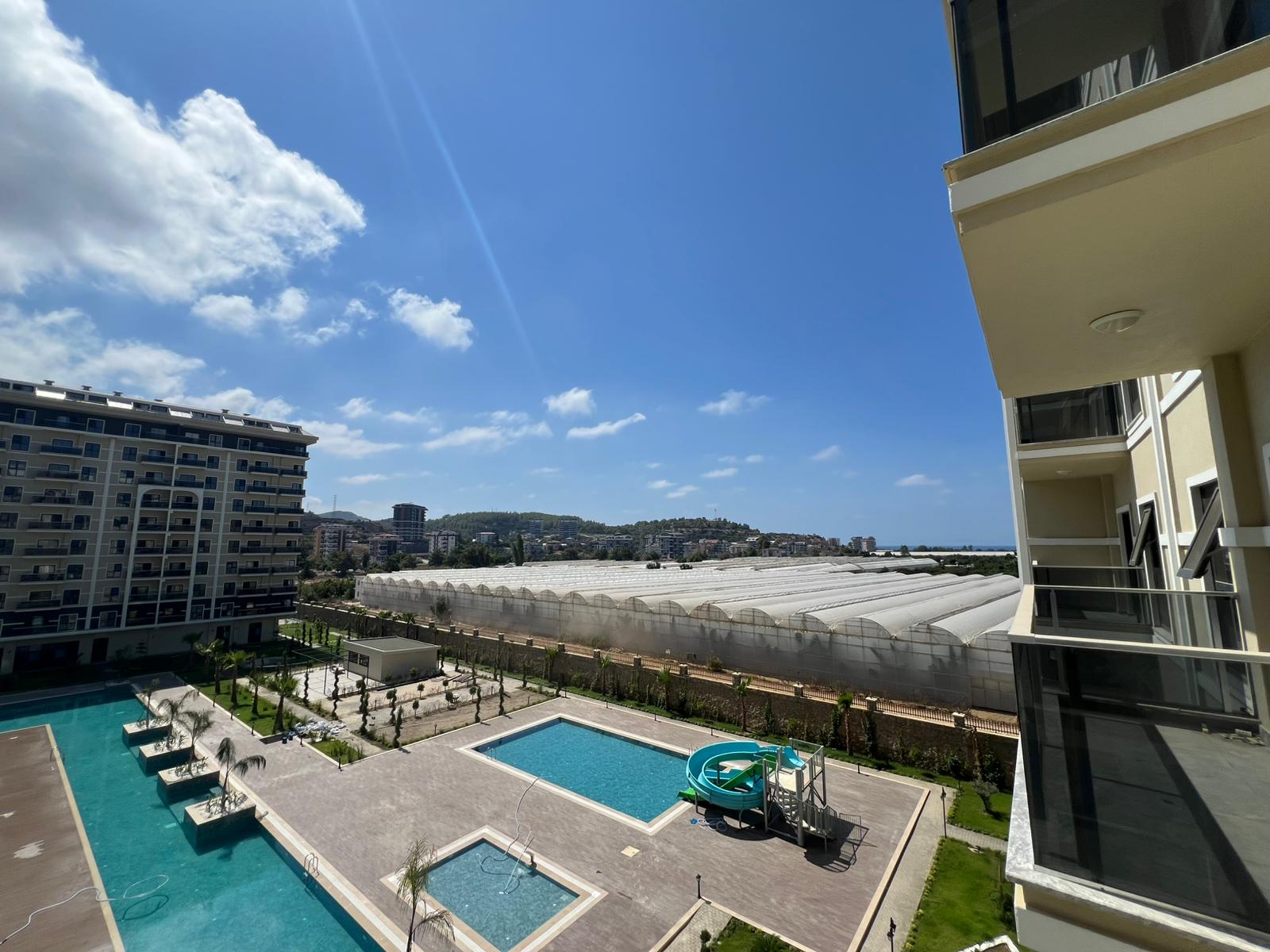 Двухкомнатная квартира 52 м² без мебели в районе Демирташ  - Фото 26