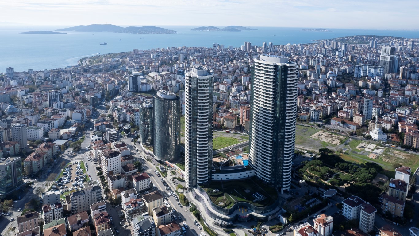 Современная резиденция с видом на весь город, Стамбул - Фото 1