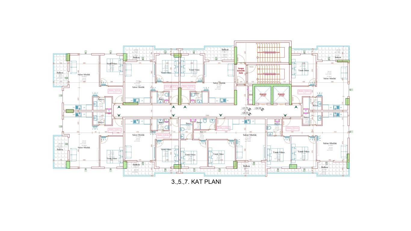 Новый комфортабельный комплекс в районе Махмутлар, квартиры 58-60 м² - Фото 14