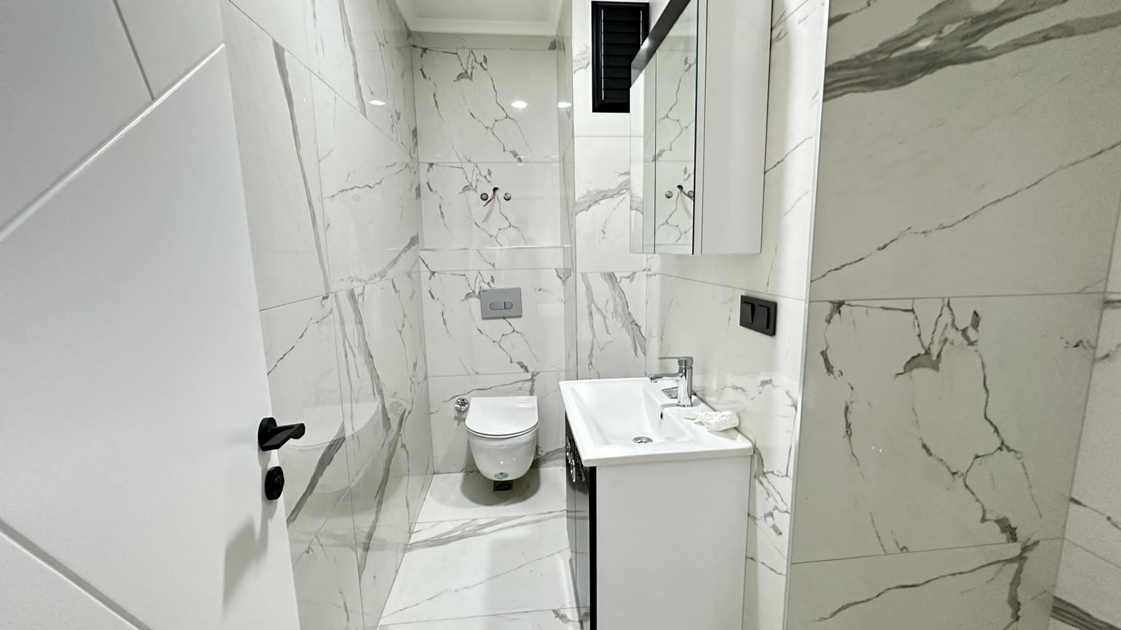 Дуплекс с планировкой 1+1 в Махмутларе всего в 550 метрах от пляжа. - Фото 8