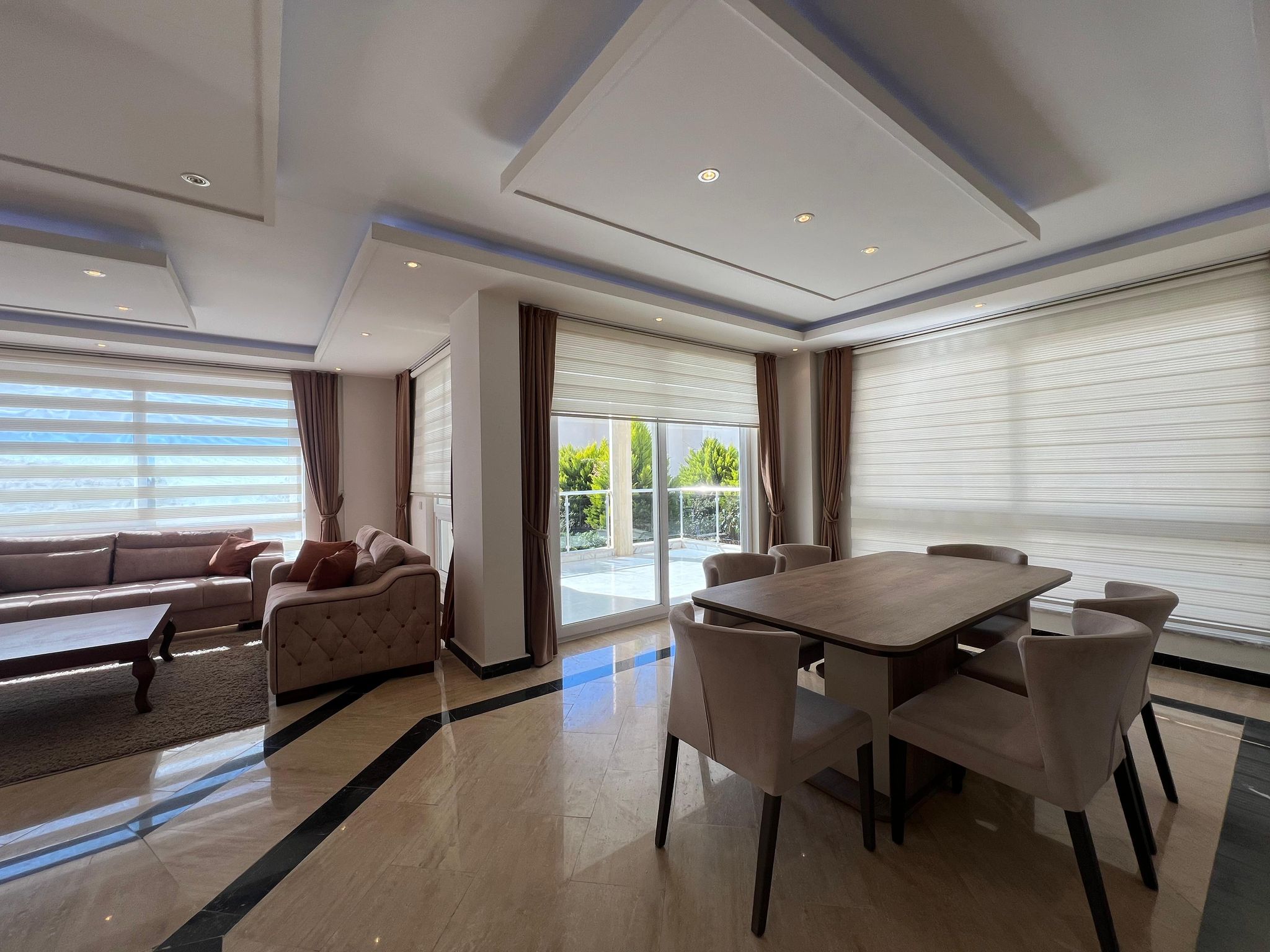 Сдается меблированная вилла 3+1 в районе Бекташ, Аланья, площадью 215 м². - Фото 4