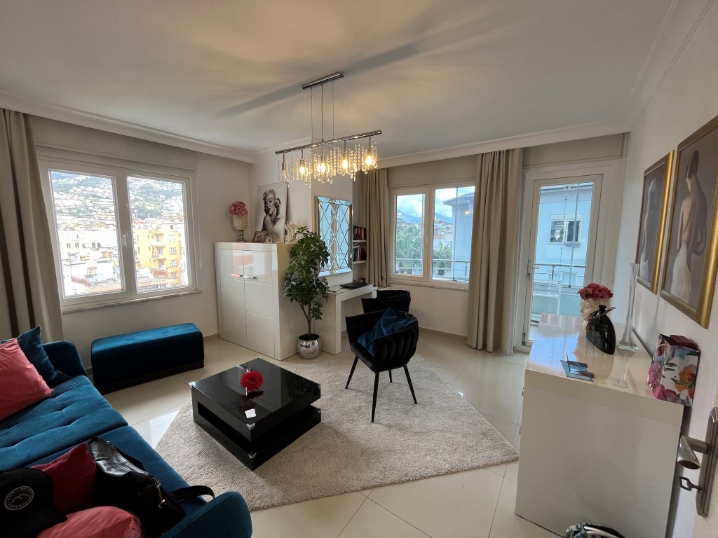 Пентхаус 3+1, 235 м² в центре Алании, всего в 950 метрах от пляжа Клеопатра. - Фото 17