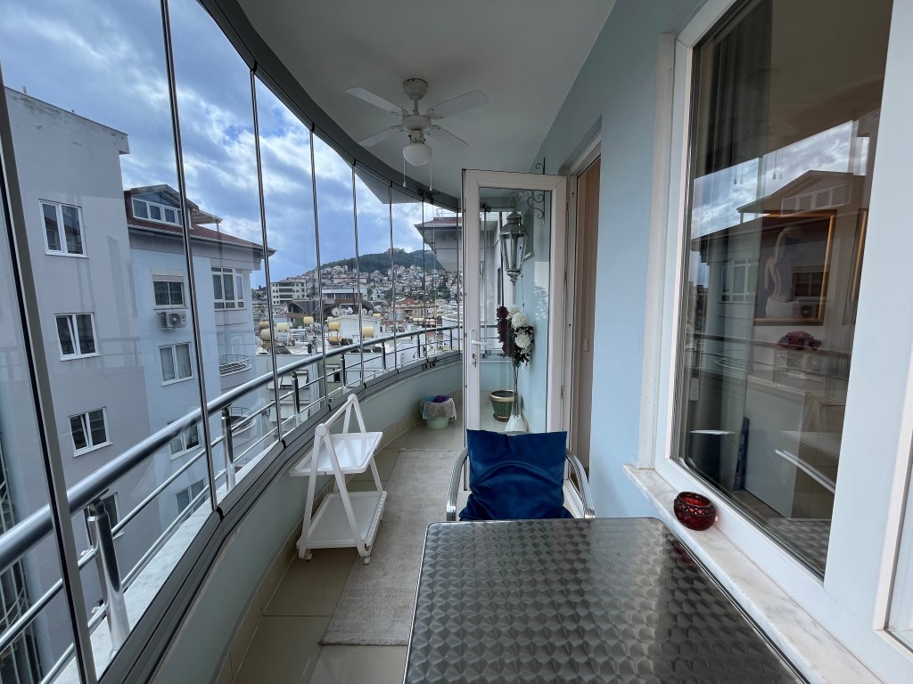 Пентхаус 3+1, 235 м² в центре Алании, всего в 950 метрах от пляжа Клеопатра. - Фото 19