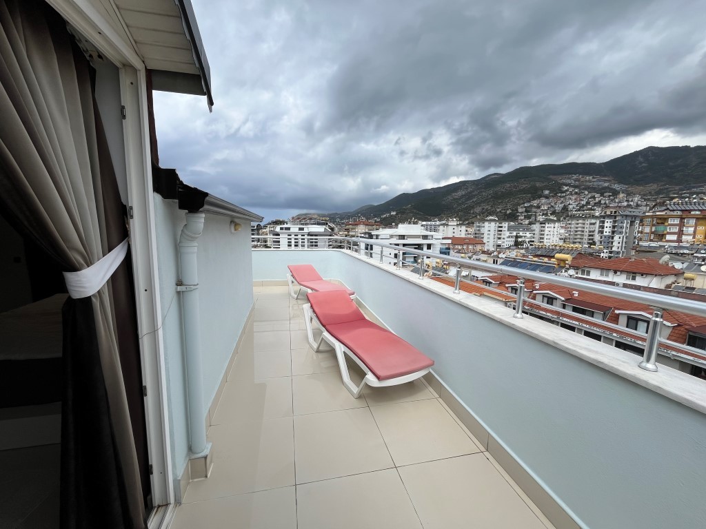 Пентхаус 3+1, 235 м² в центре Алании, всего в 950 метрах от пляжа Клеопатра. - Фото 30