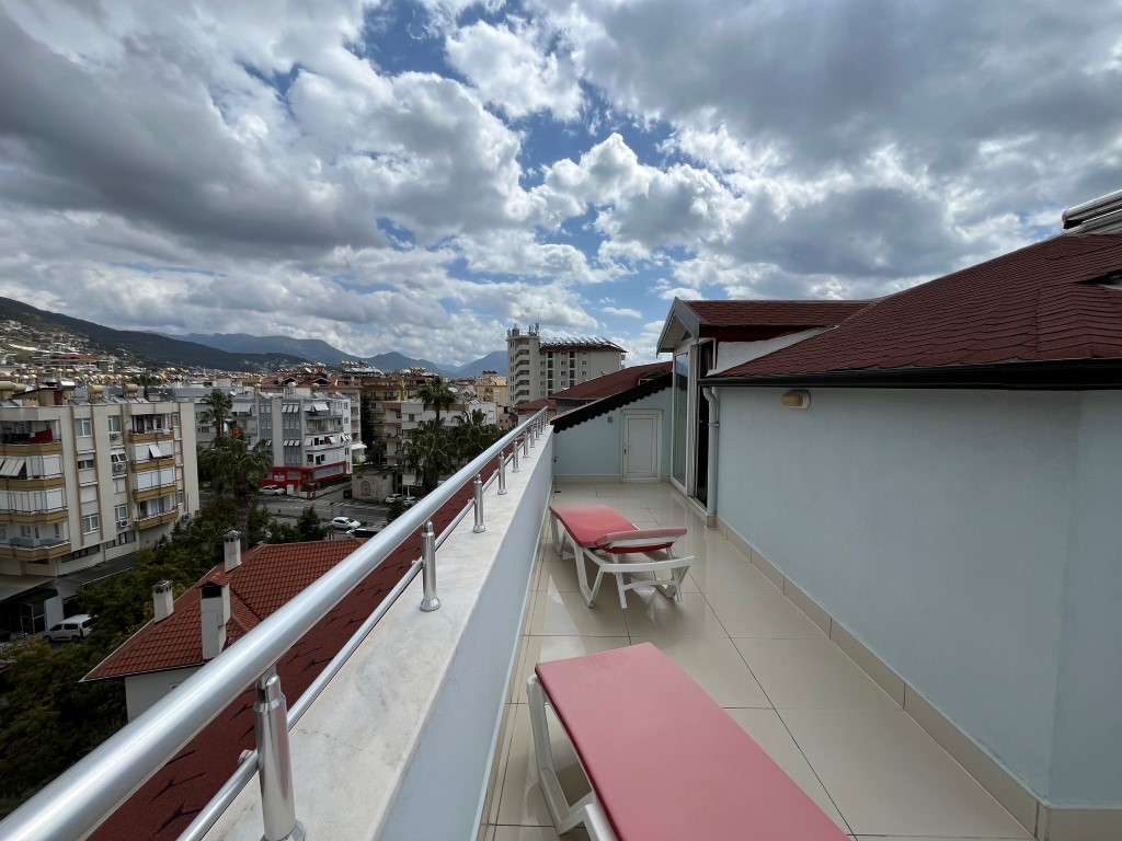 Пентхаус 3+1, 235 м² в центре Алании, всего в 950 метрах от пляжа Клеопатра. - Фото 33