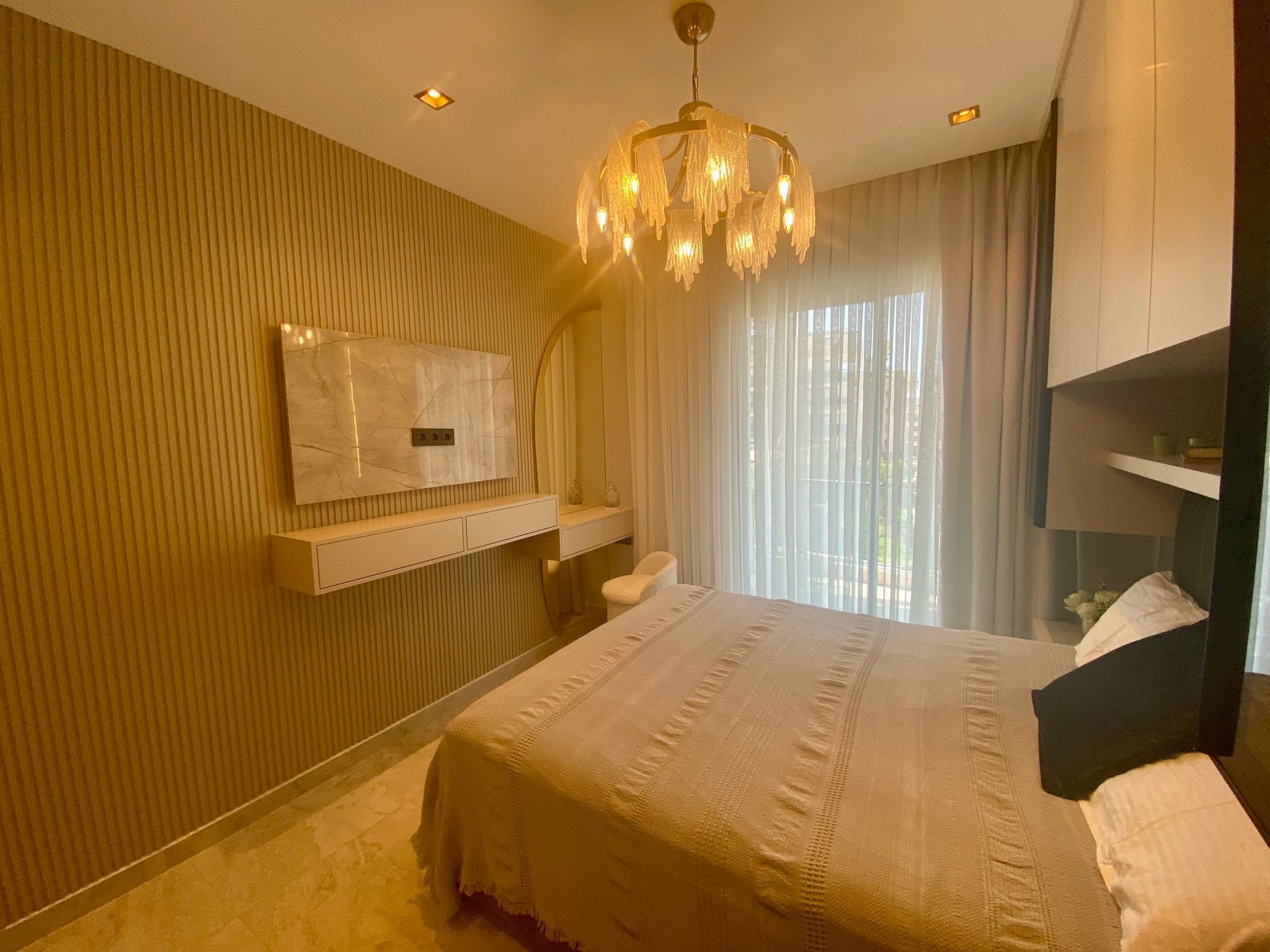 Трехкомнатная квартира рядом с морем в центре Алании.  - Фото 30